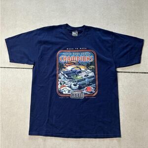 1999 Vintage Denver Broncos Super Bowl Champs Navy T Shirt Size XL